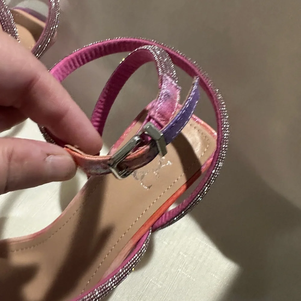 NY&C Pink Quilla Heels Size 9